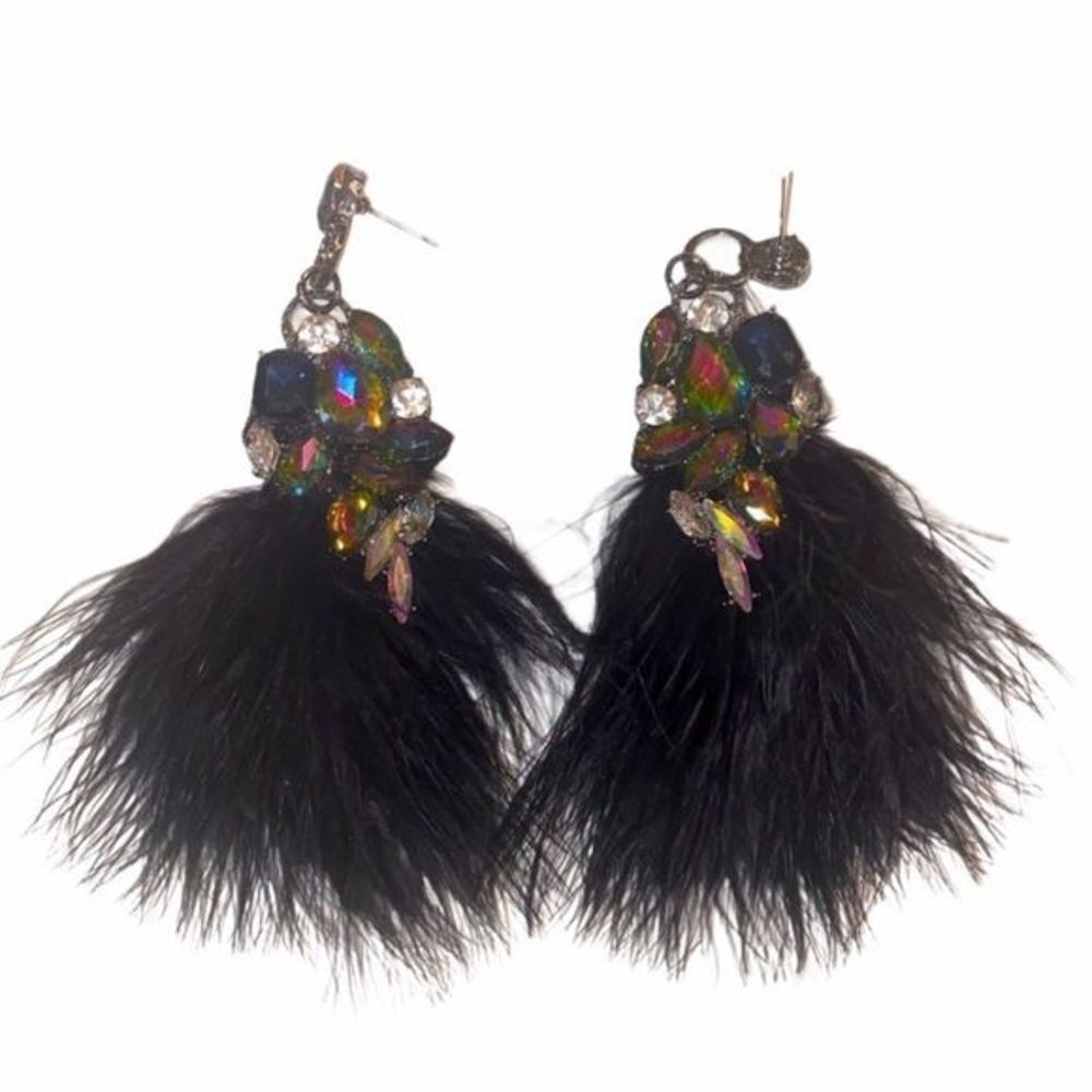 Allie Beads fur earrings
